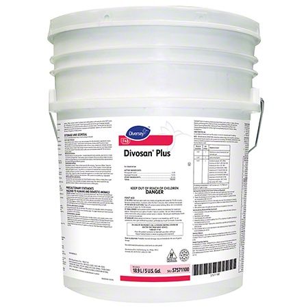 Diversey™ Divosan® Plus Sanitizer - 5 Gal.