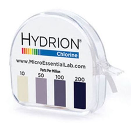 Hydrion®/Diversey (CM-240) Chlorine Testing Strips Roll w/Dispenser 10-200 PPM Kit