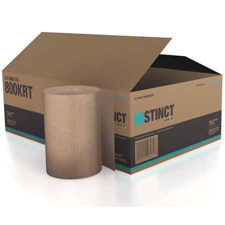INO Instinct Roll Paper Towel - 800', Natural