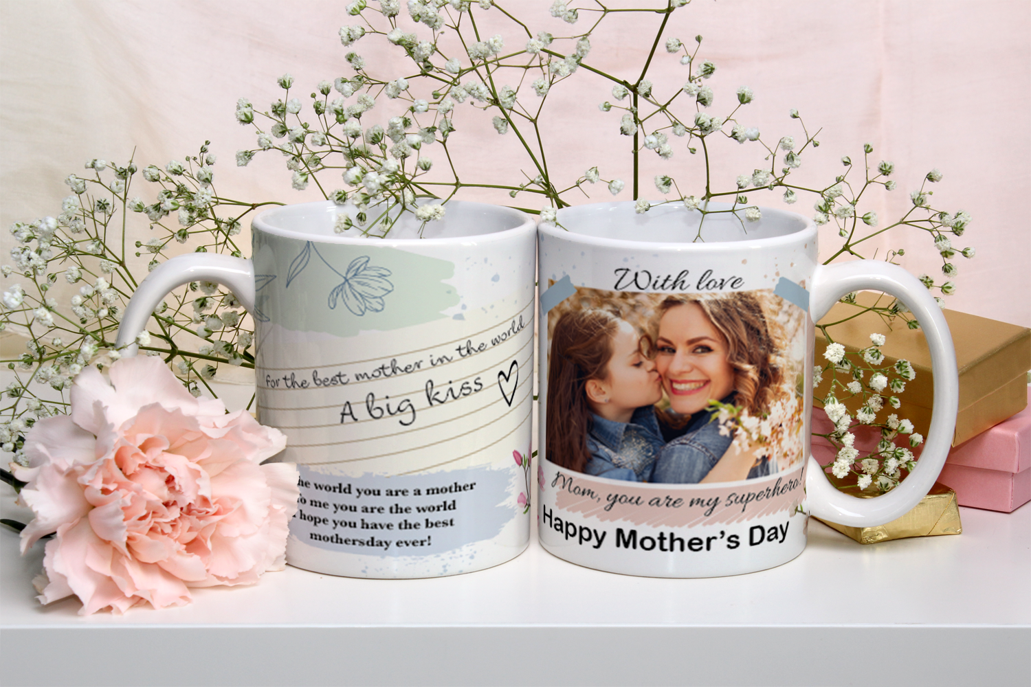 Mok “With love” – Superheld mama