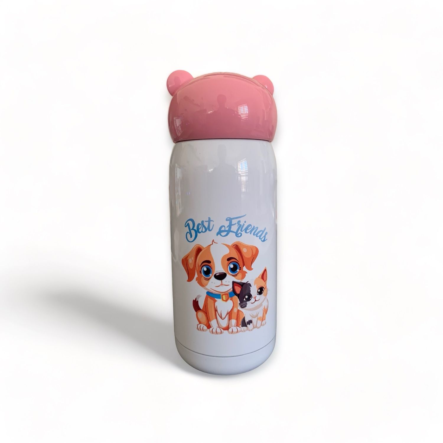 Kinderdrinkfles ‘Best Friends’ met dierenillustratie