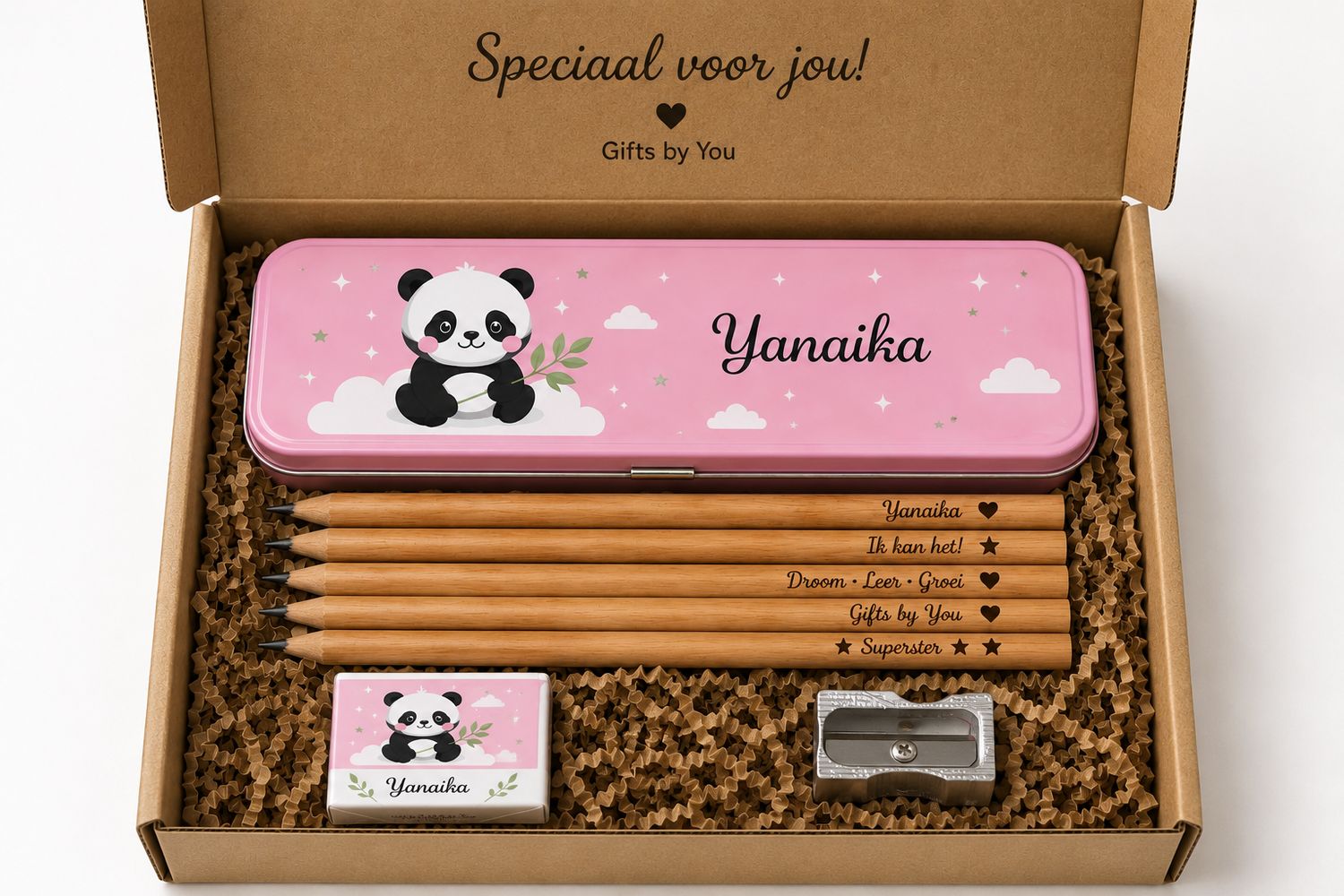 Gepersonaliseerde schrijfset
