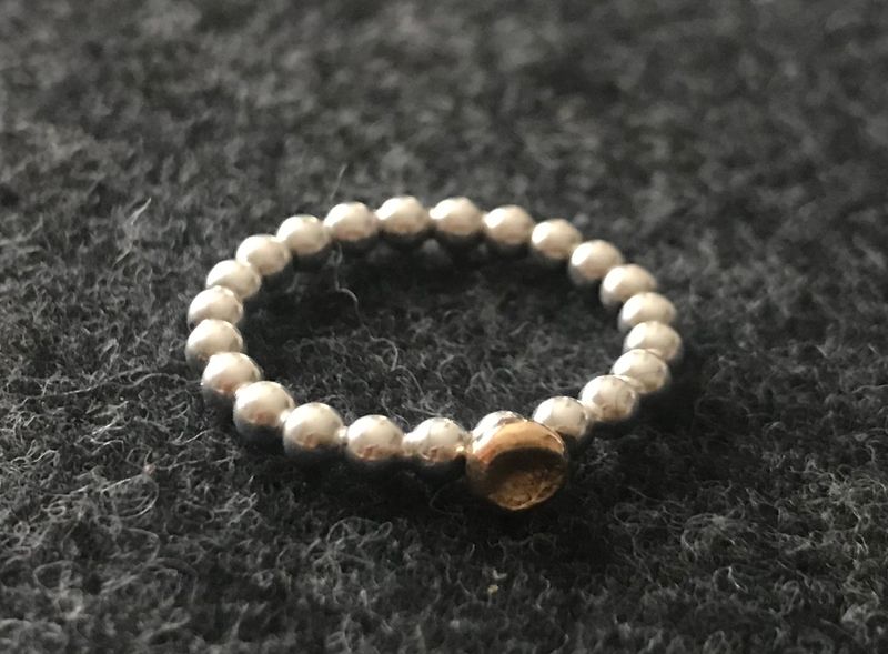 Ring mit Goldelement