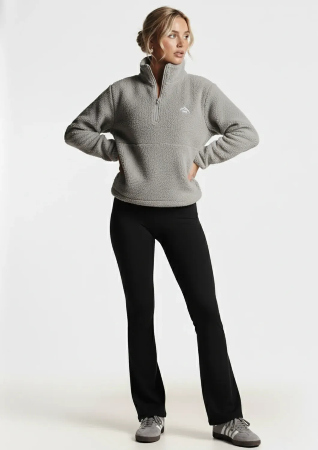 The Peak Fleece In Grey