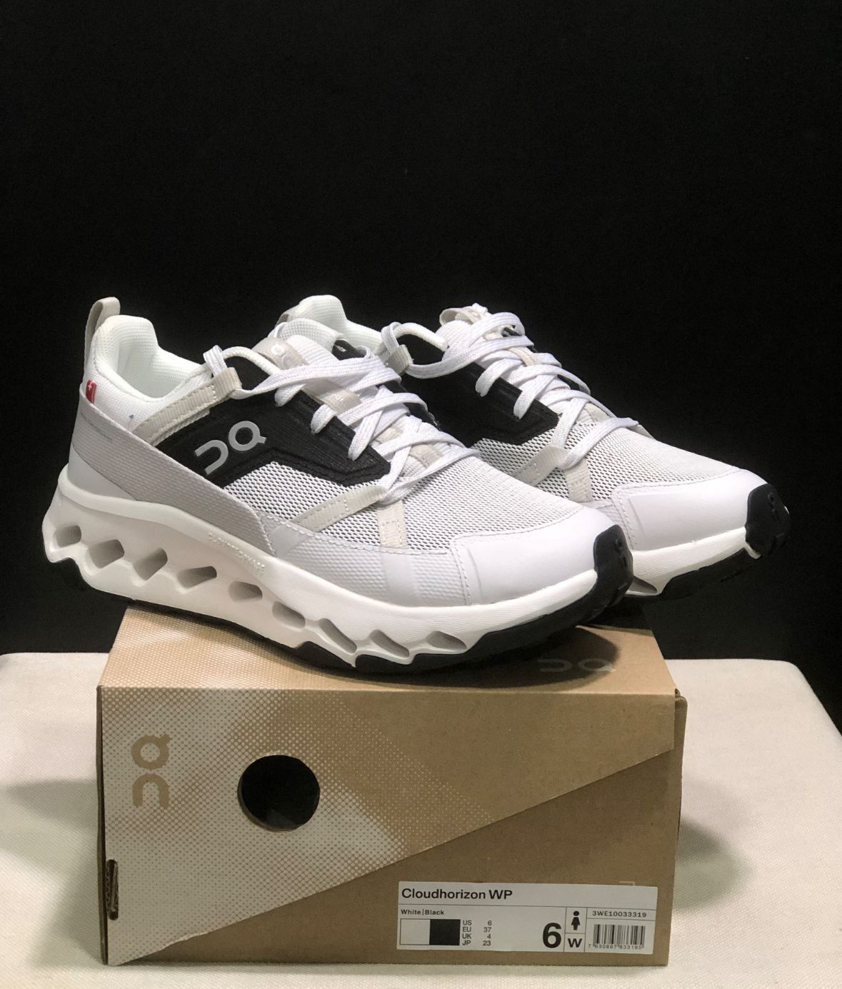 White/Grey On cloudhorizon waterproof