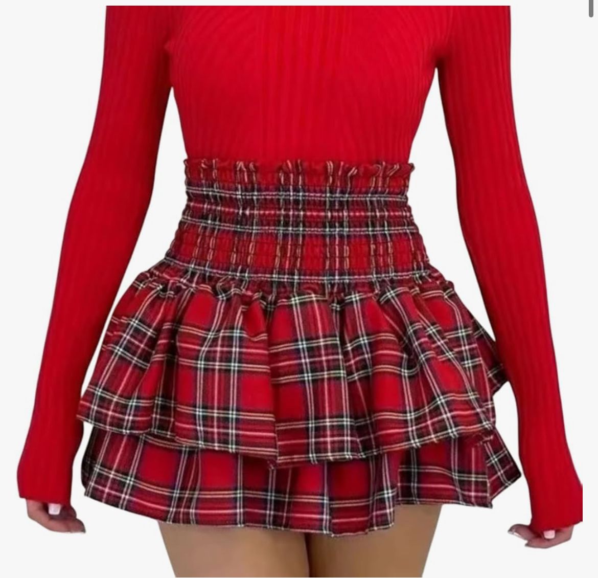 Tartan skirt