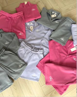 Alo Half Zip &amp; Shorts Co Ord