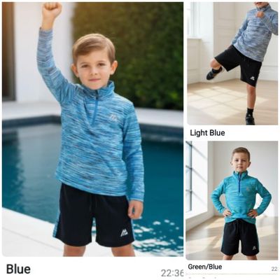 Kids Montirex Half Zip Sets