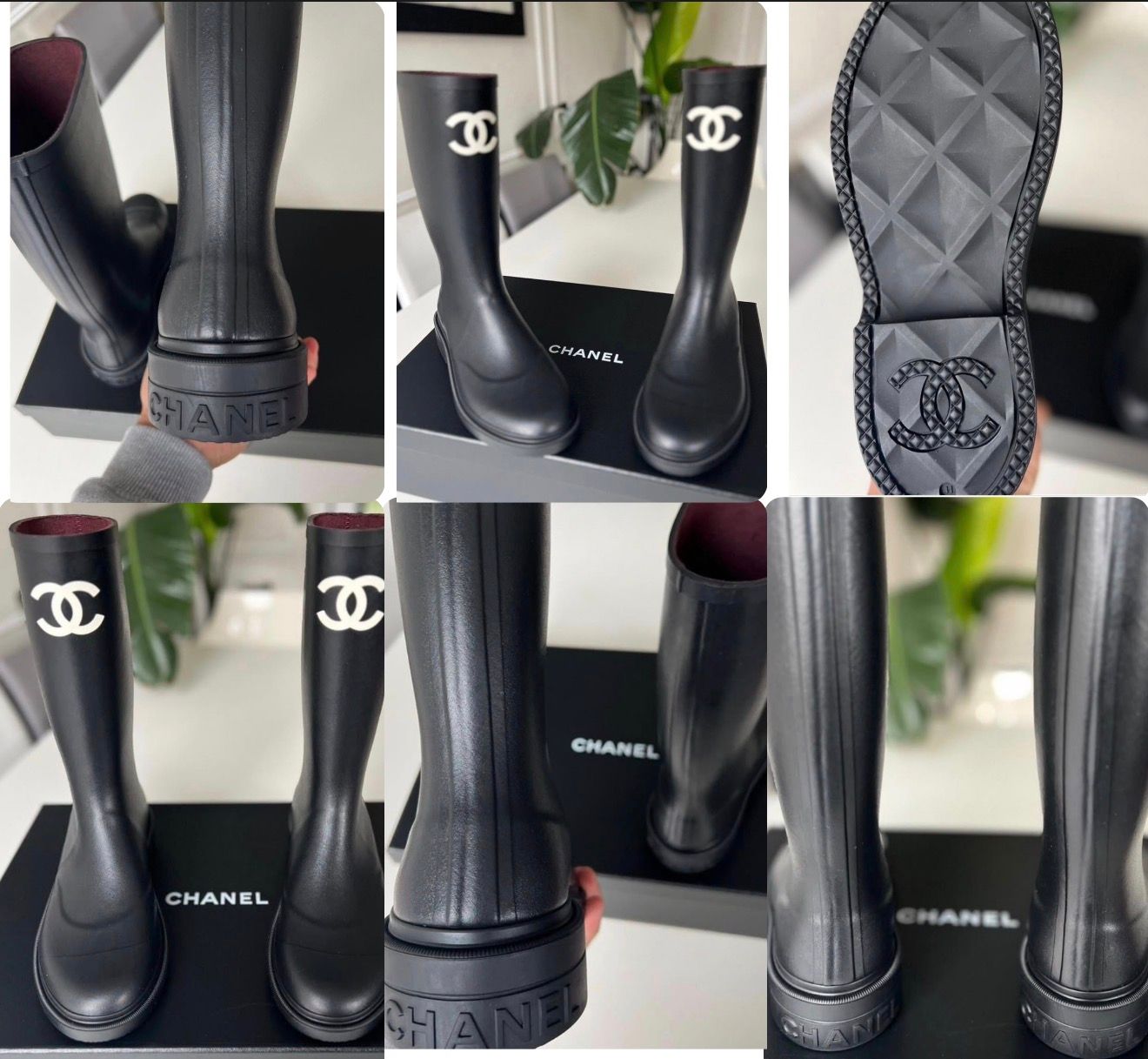Chanel boots 🖤