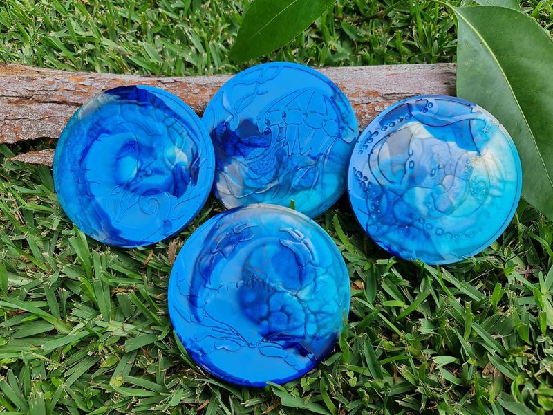 Coasters - Sea Animals-Set of 4