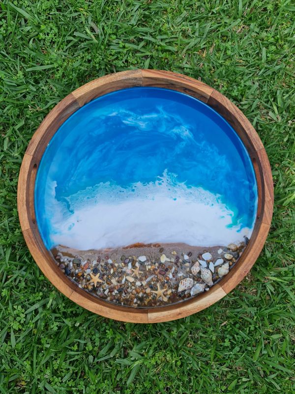 Sat 24th Oct, 3D Treasure Tray Resin Workshop @ Liv By The Sea Studio