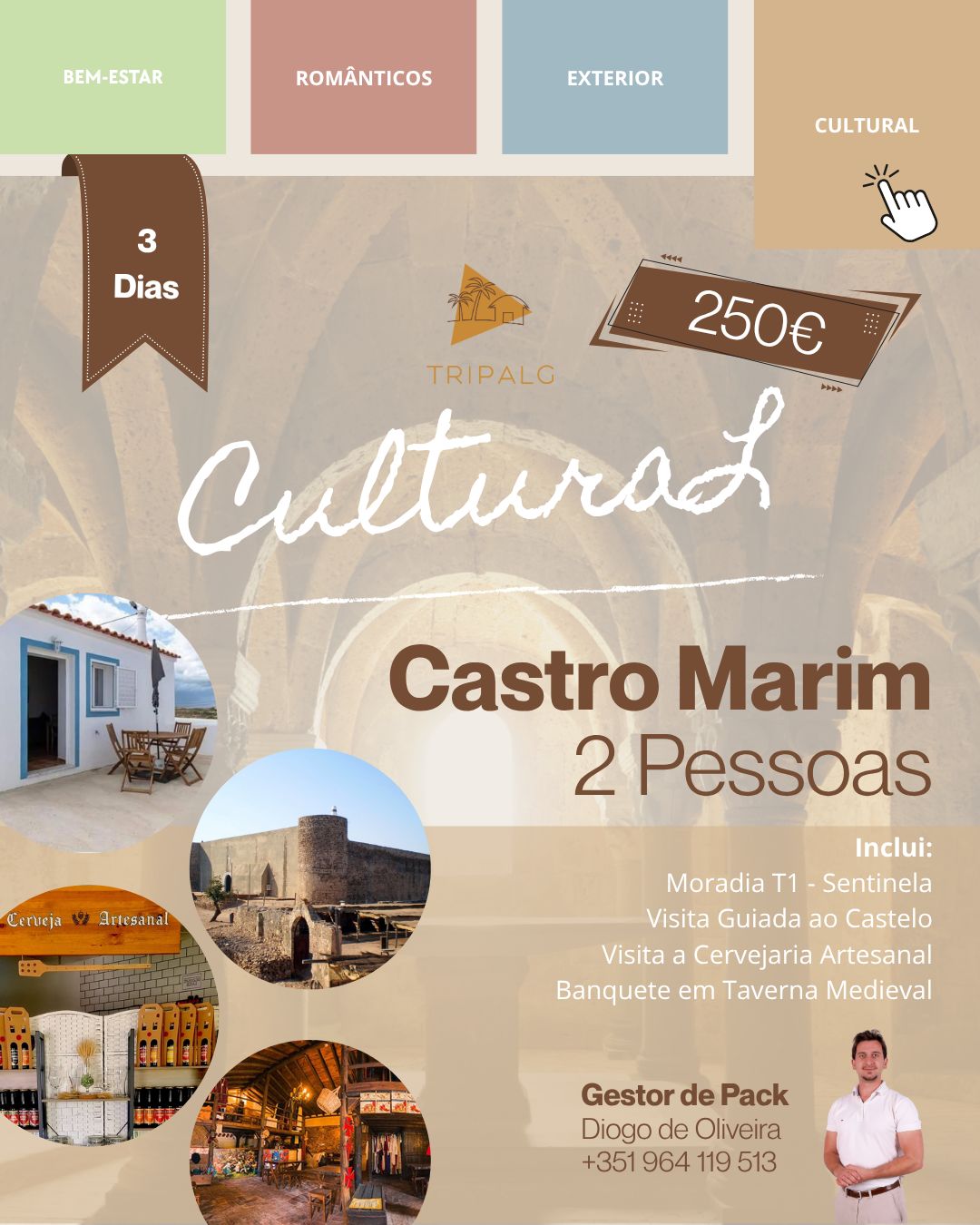 Pack TripAlg Cultural, 3 Dias
