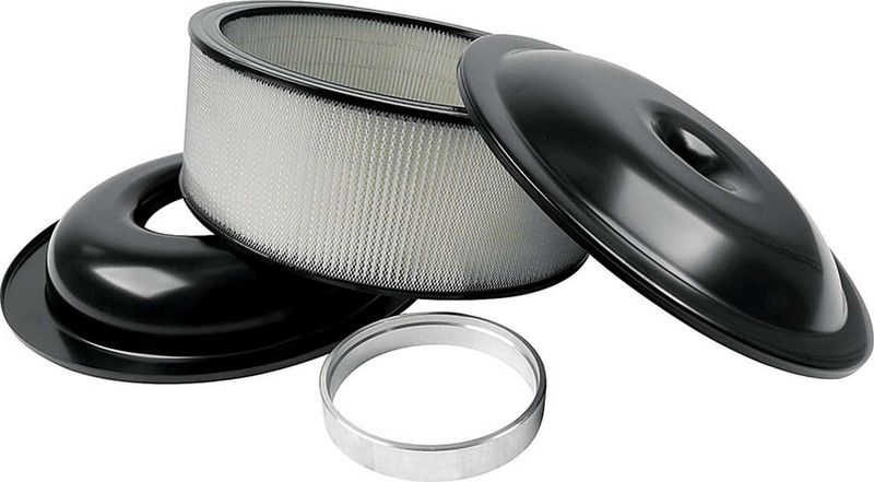 ALLSTAR PERFORMANCELW 14in A/C Kit Black 5in Paper Element
