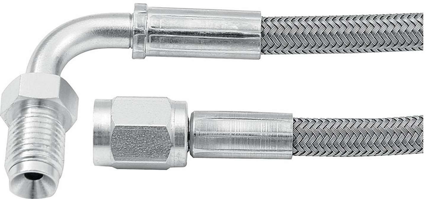 ALLSTAR PERFORMANCE36in #3 Line -3 Str/90 Deg 3/8-24 Inv Flr