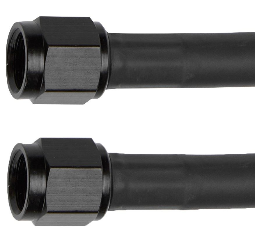ALLSTAR PERFORMANCECoated Braided Line 12in #4 Hose -4 Str/-4 Str