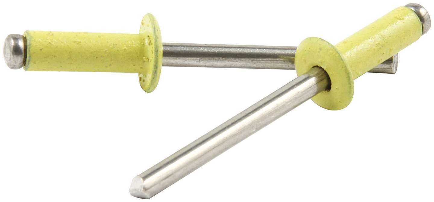 ALLSTAR PERFORMANCESm Hd Rivet Yellow Alum 250pk