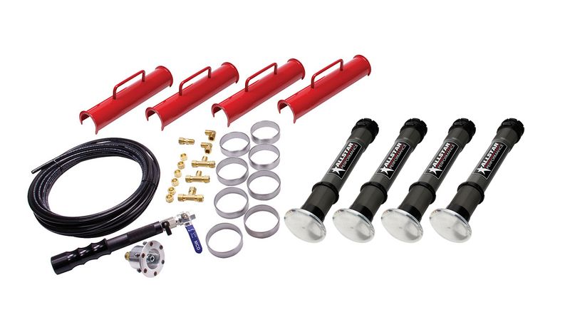 ALLSTAR PERFORMANCEAir Jacks Complete Kit 4pcs 15.25in w/Dirt Foot