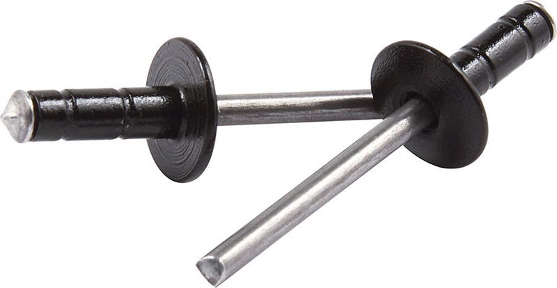 ALLSTAR PERFORMANCEMed Hd Rivet Black 250pk Multi Grip
