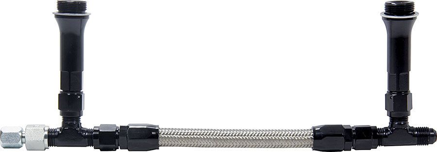 ALLSTAR PERFORMANCEFuel Line Kit 9-5/16in Std Holley -6AN Black