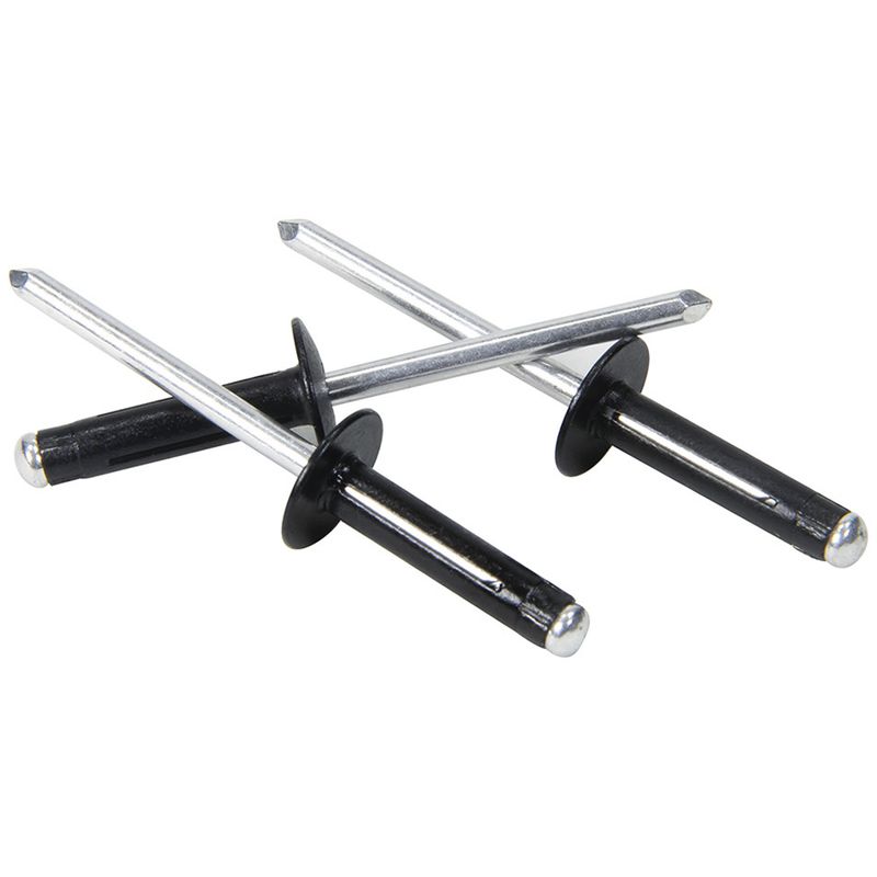 ALLSTAR PERFORMANCEMd Hd Rivet 250Pk Black Flange Type Alum Mandrel