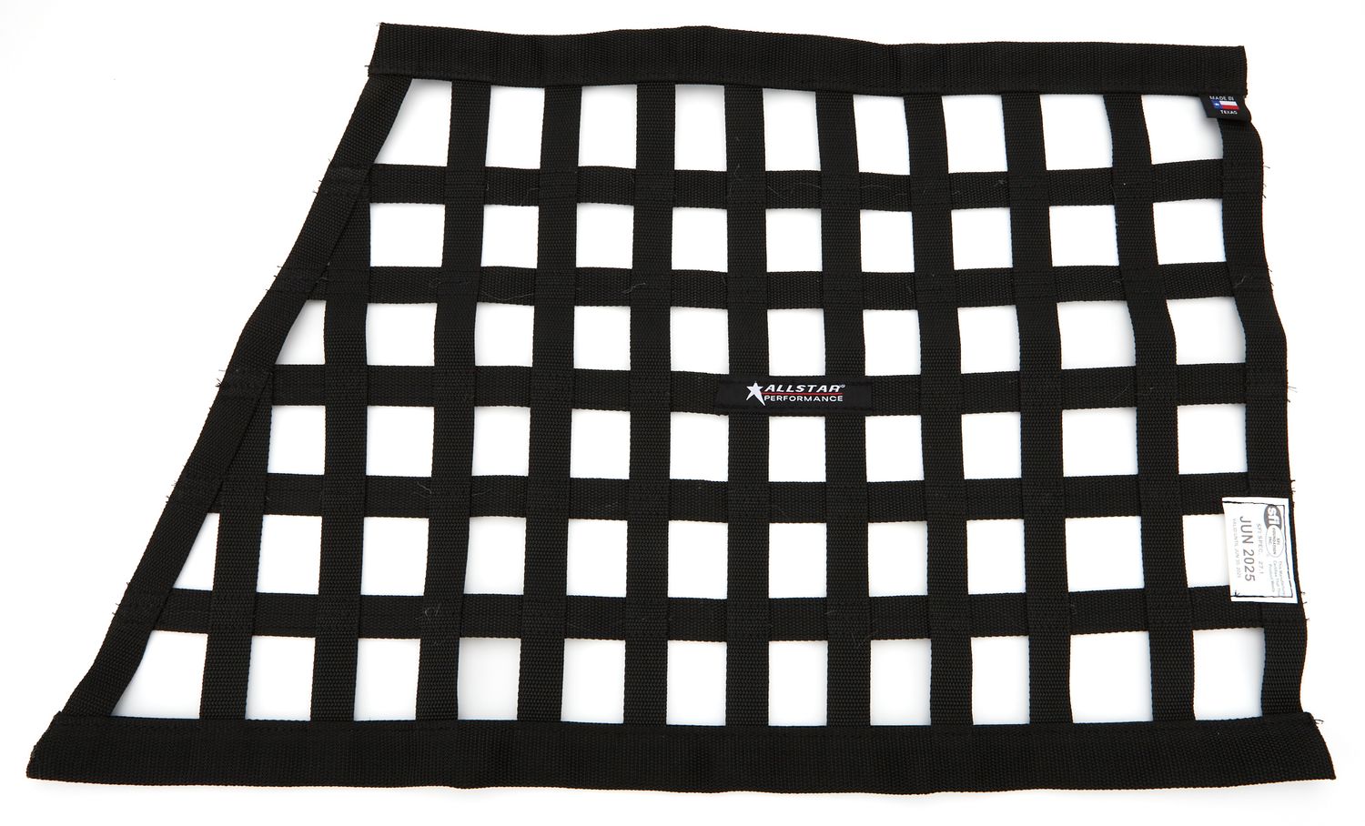 ALLSTAR PERFORMANCEWindow Net Border Style Angled Black SFI