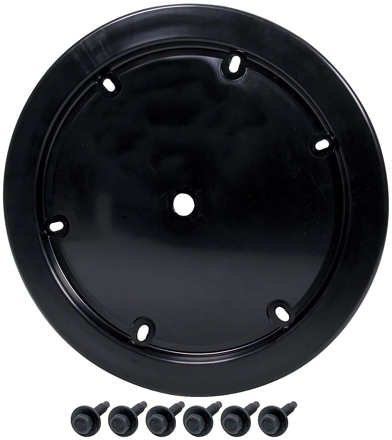 ALLSTAR PERFORMANCE Universal Wheel Cover Black 6 Hole Bolt-on