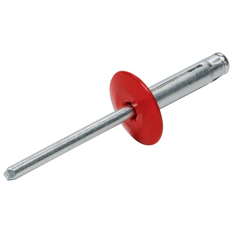 ALLSTAR PERFORMANCELg Hd Rivet 250Pk Red Flange Type Alum Mandrel