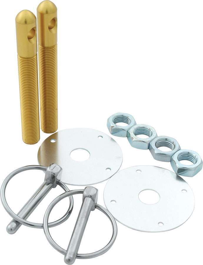 ALLSTAR PERFORMANCEAlum Hood Pin Kit 1/2 Gold