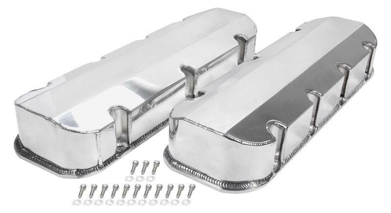 ALLSTAR PERFORMANCEValve Covers BBC Fab Aluminum w/o Holes