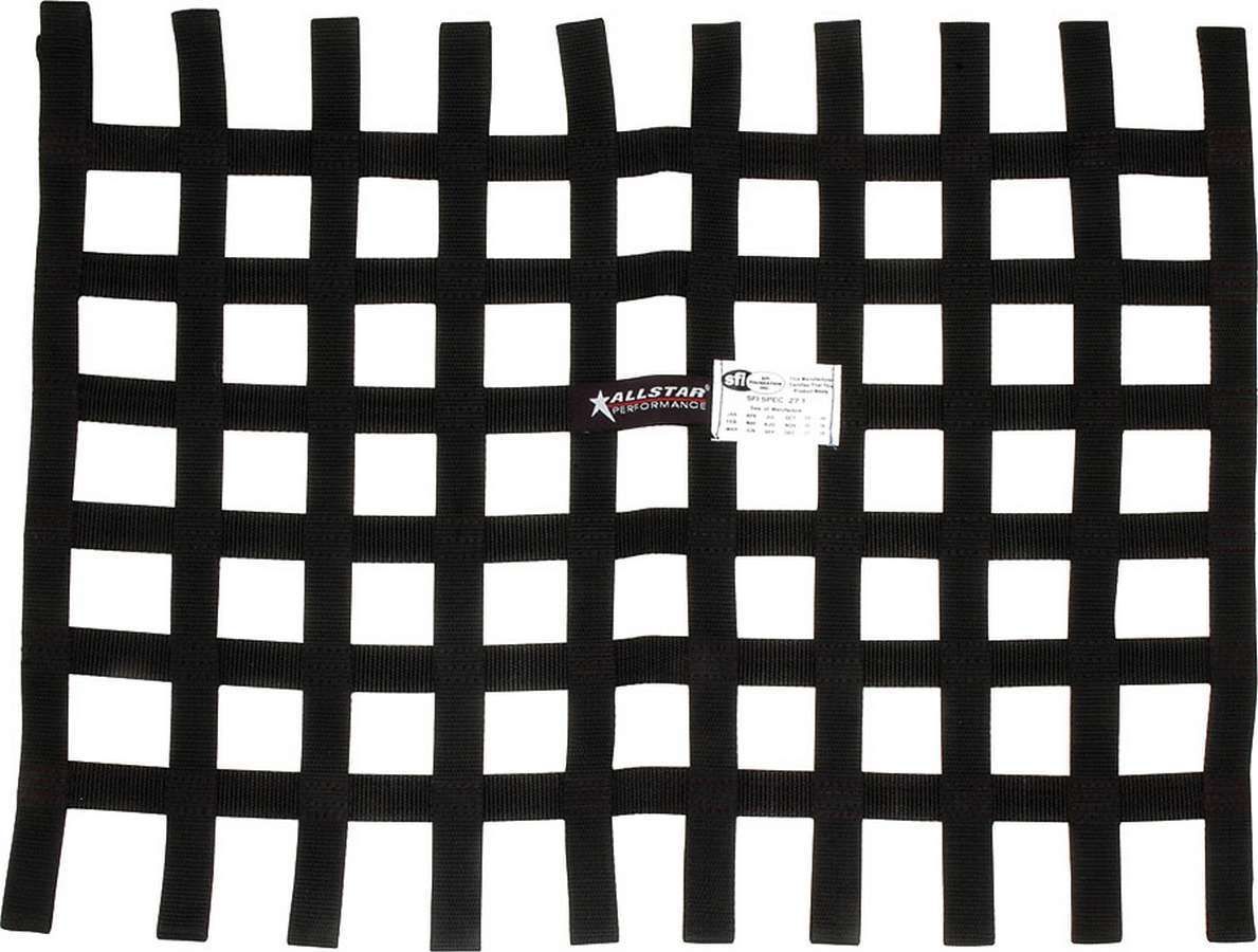 ALLSTAR PERFORMANCEWindow Net Loop Style 18 x 24 SFI Black