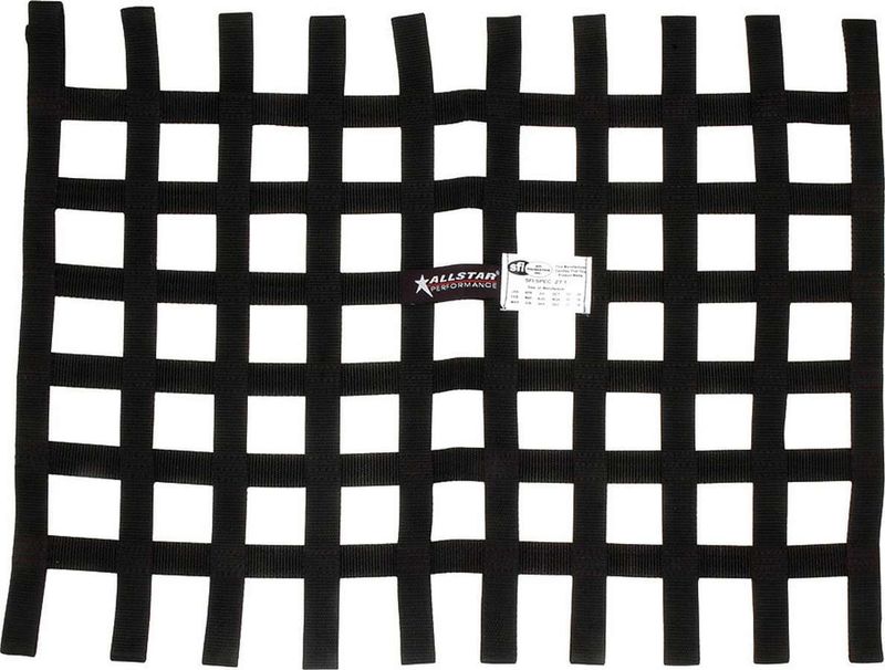 ALLSTAR PERFORMANCEWindow Net Loop Style 18 x 24 SFI Black