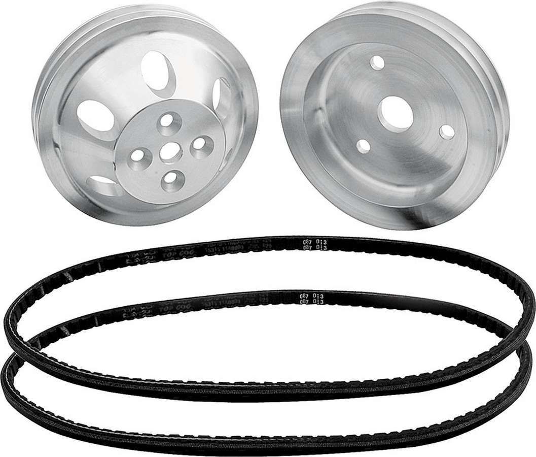 ALLSTAR PERFORMANCE1:1 Pulley Kit for use w/o Power Steering