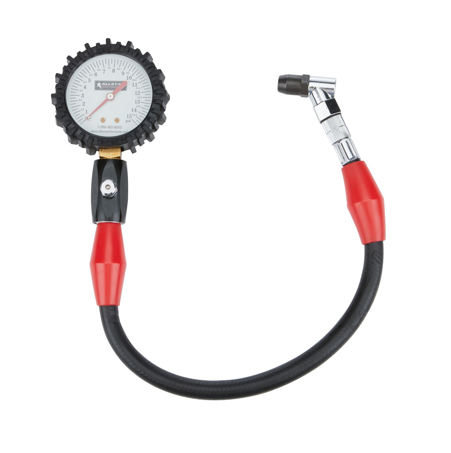 ALLSTAR PERFORMANCETire Pressure Gauge 0-15 PSI 2-1/4in Glow