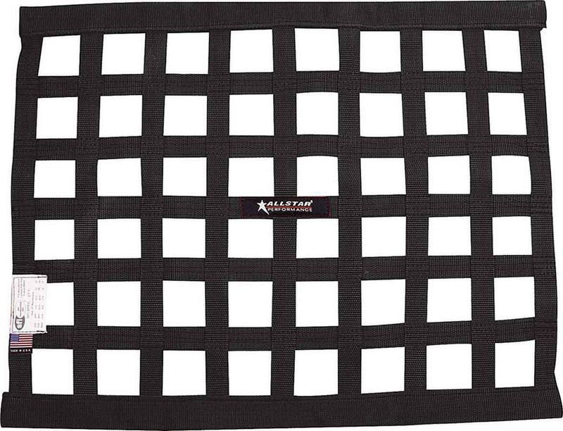 ALLSTAR PERFORMANCEWindow Net Border Style 18 x 24 SFI Black