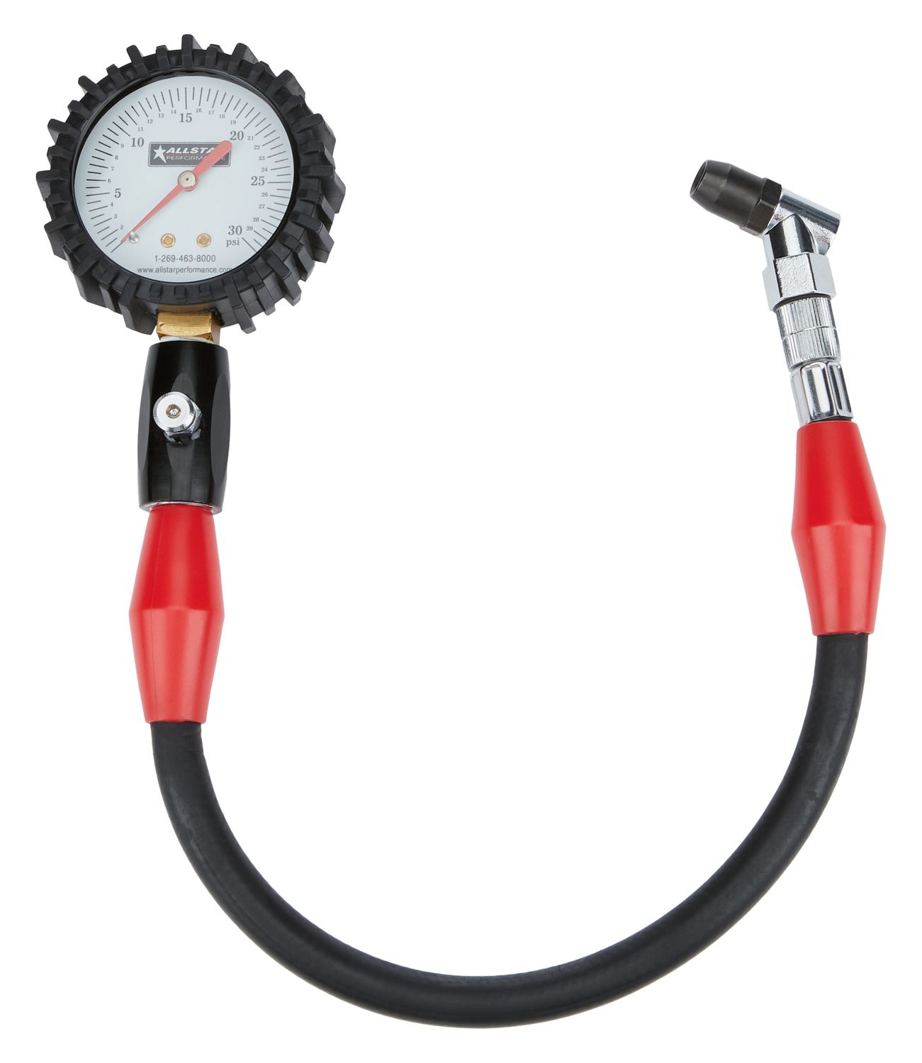 ALLSTAR PERFORMANCETire Pressure Gauge 0-30 PSI 2-1/4in Glow