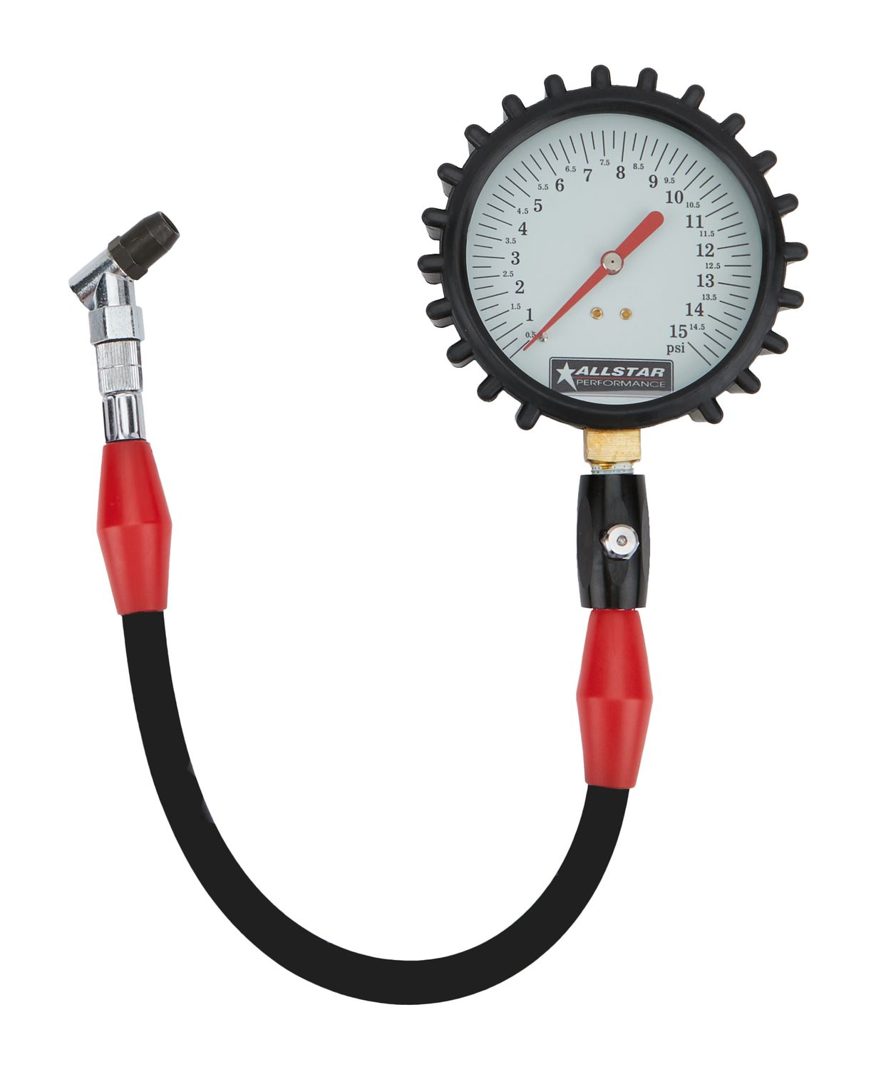 ALLSTAR PERFORMANCETire Pressure Gauge 0-15 PSI 4in Glow