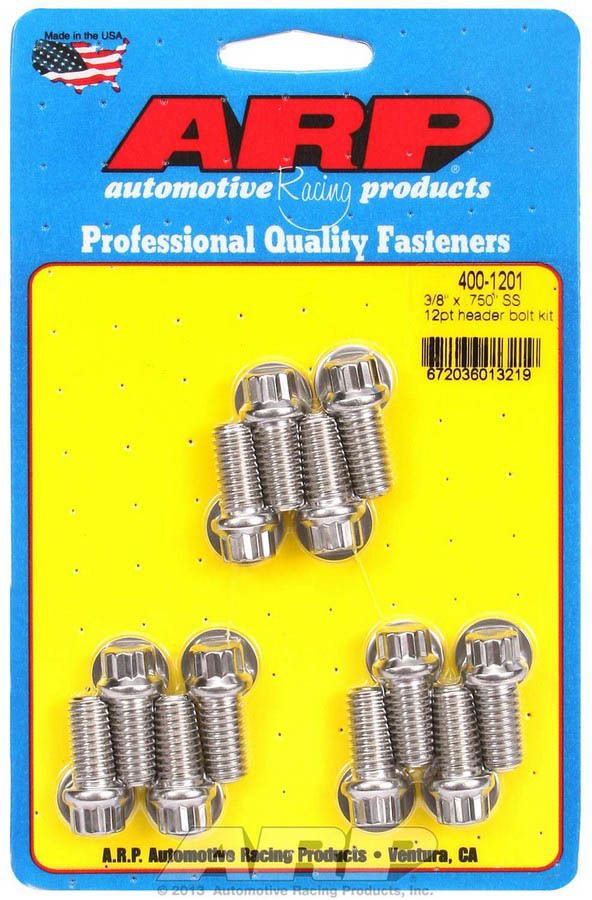 ARPS/S Header Bolt Kit - 3/8 x .750 UHL (12)