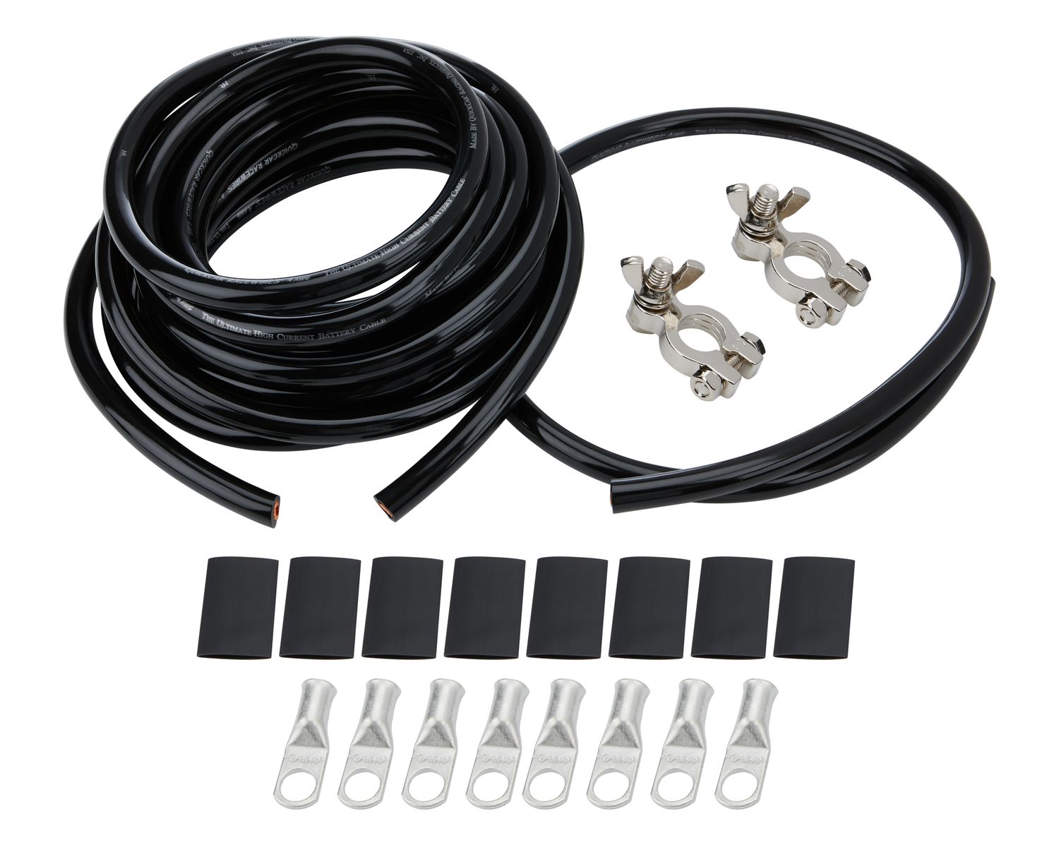 ALLSTAR PERFORMANCEBattery Cable Kit 4 Ga. 1 Battery All Black