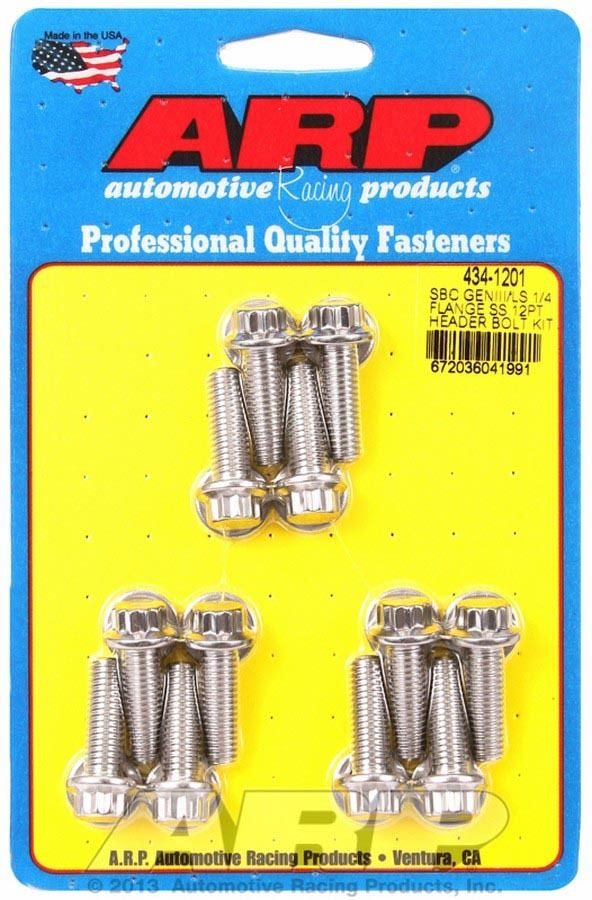 ARPS/S Header Bolt Kit - 12pt. GM LS