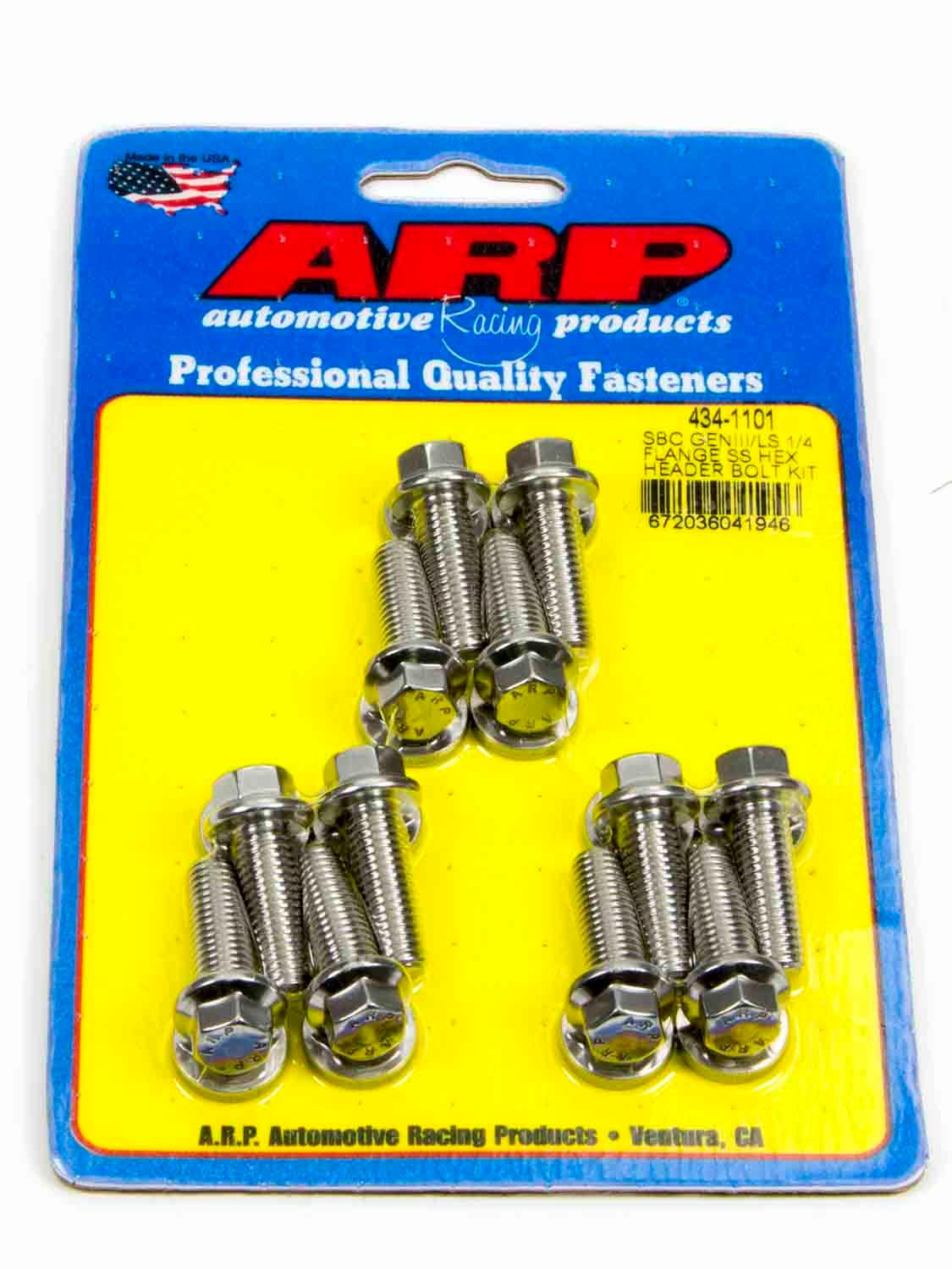ARPS/S Header Bolt Kit - 6pt. GM LS