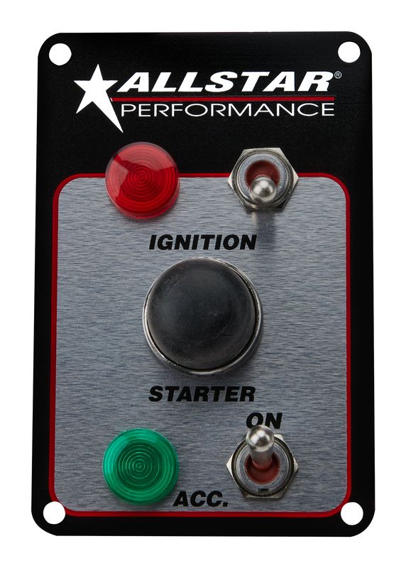 ALLSTAR PERFORMANCEWaterproof Switch Panel Two Switch w/ Lights
