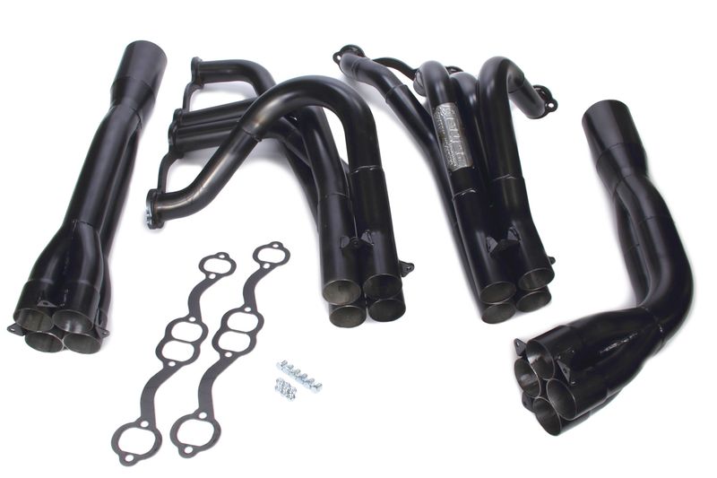 BEYEA CUSTOM HEADERSSBC Tri-Y DLM 23 Deg 1-3/4 - 1-7/8 - 2
