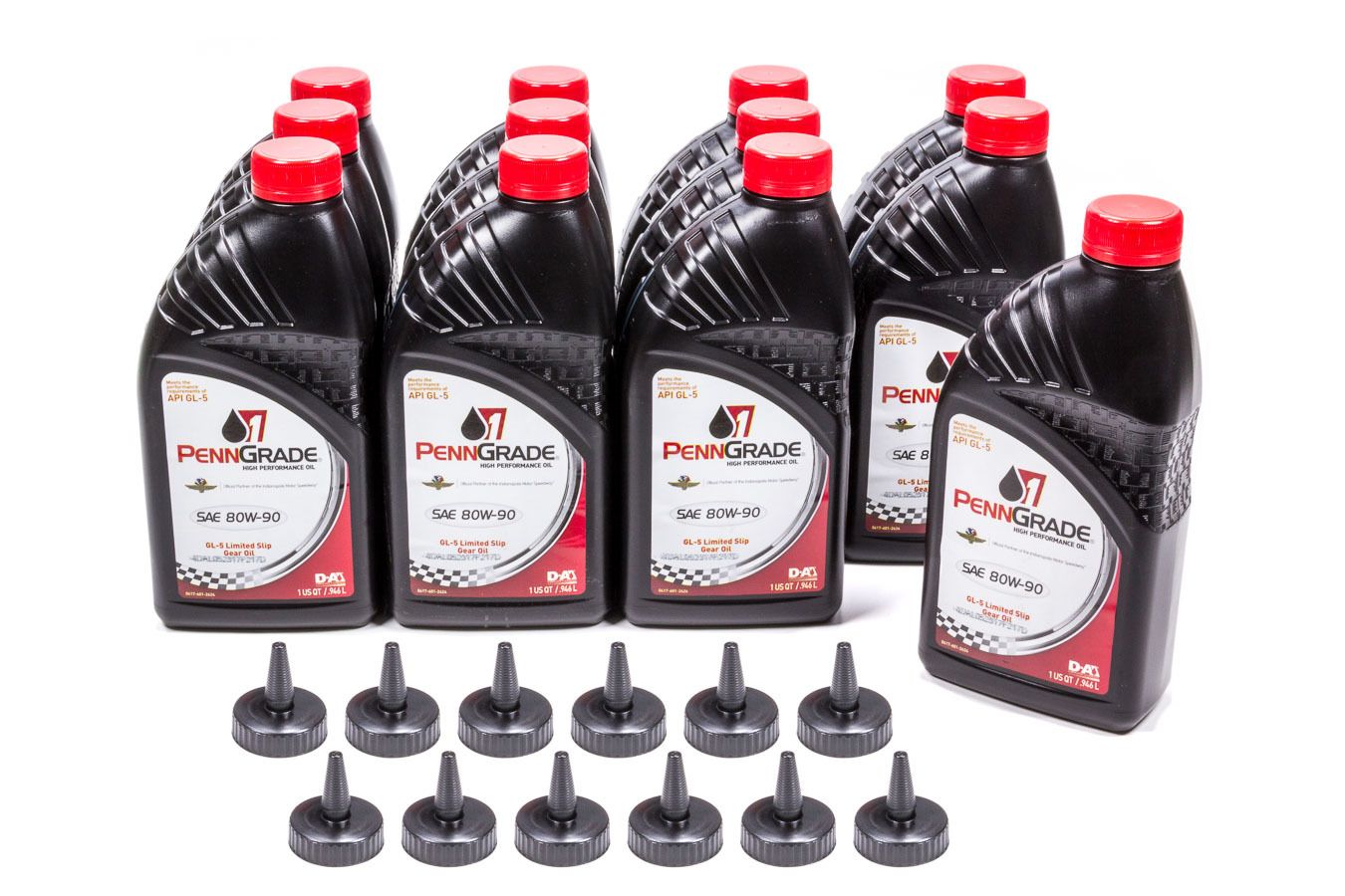 PENNGRADE MOTOR OIL80w90 Limited Slip Gear Case 12 x 1 Qt. GL-5