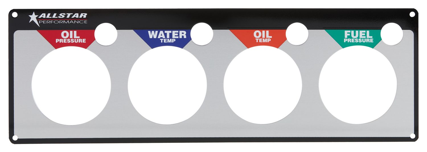 ALLSTAR PERFORMANCERepl 4 Gauge Panel OP/WT/OT/FP