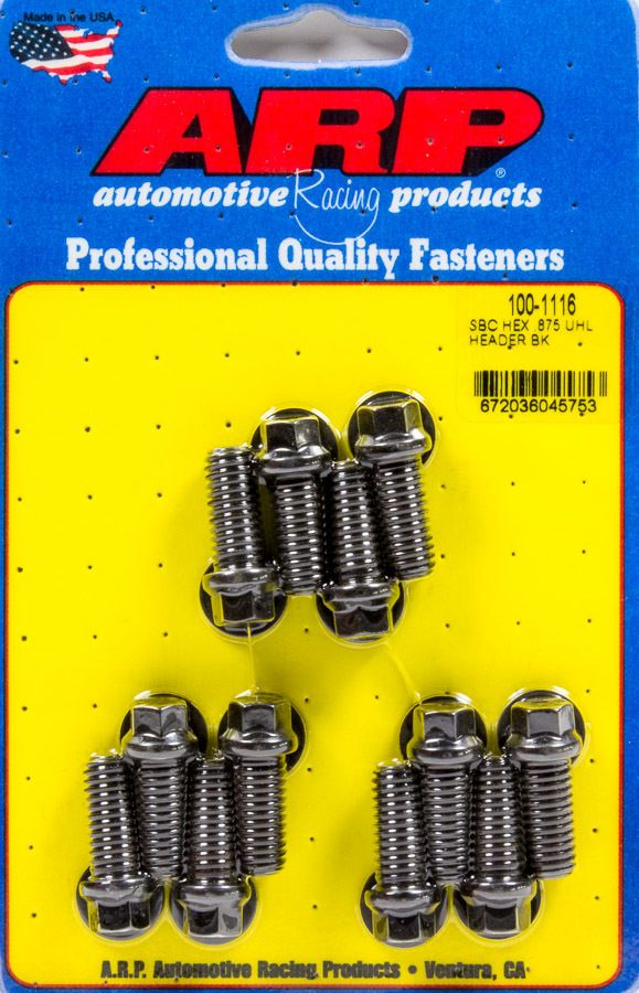 ARPHeader Bolt Kit - 6pt. 3/8 x .875 UHL (12)