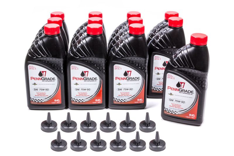 PENNGRADE MOTOR OIL75w90 Hypoid Gear Oil Case 12 x 1 Qt.