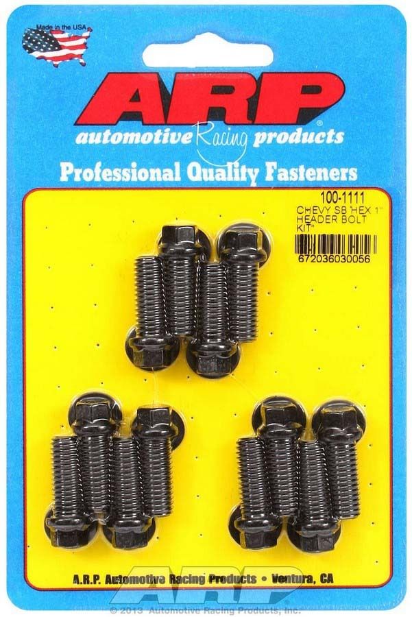 ARPHeader Bolt Kit - 6pt. 3/8 x 1.00 UHL (12)