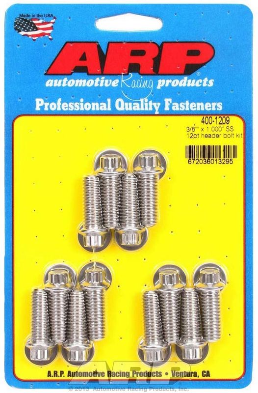ARPS/S Header Bolt Kit - 3/8 x 1.00 UHL (12)