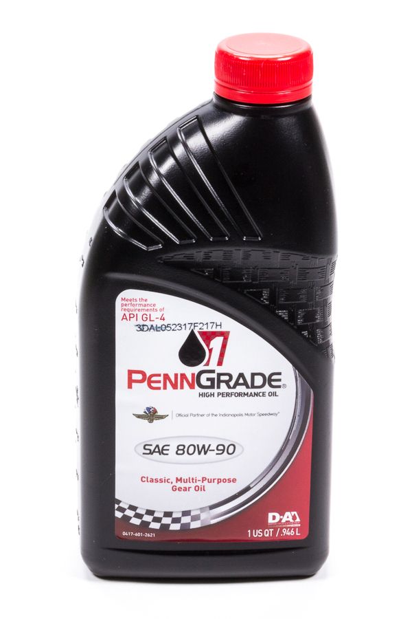 PENNGRADE MOTOR OIL80w90 Hypoid Gear Oil 1 Qt. GL-4
