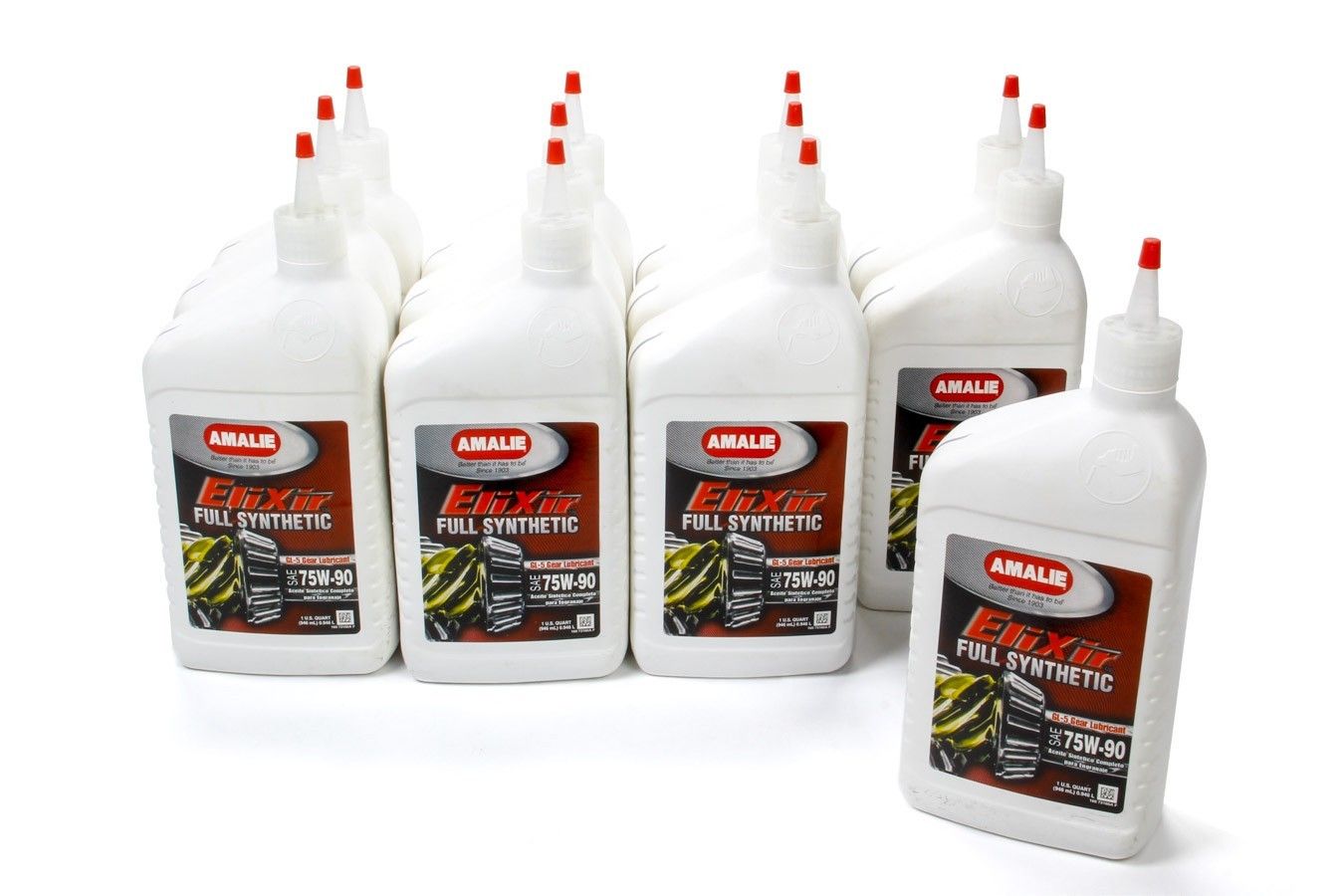 AMALIEElixir Full Syn GL-5 75w 90 Gear Oil Case 12x1Qt